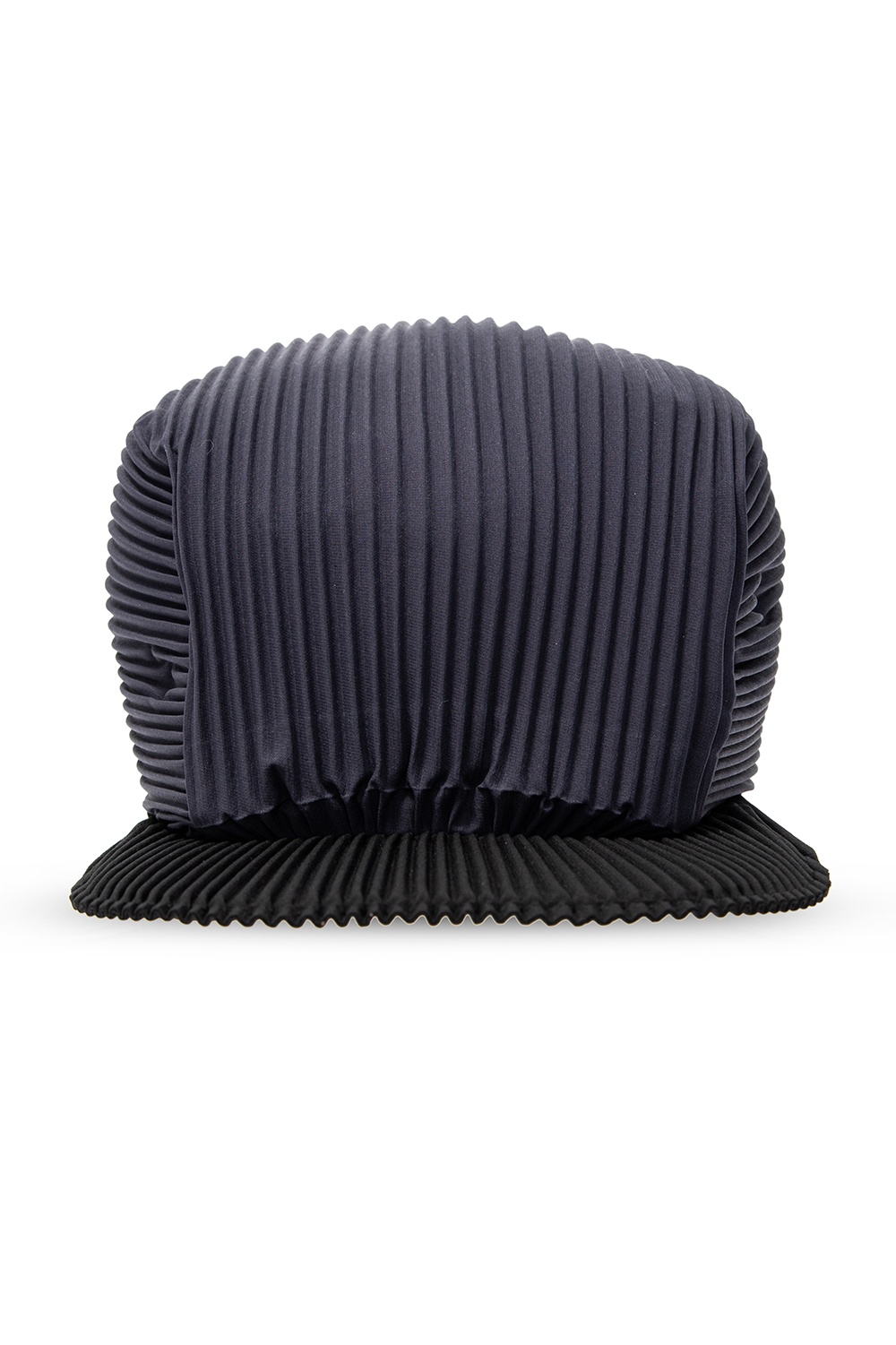 Navy blue Pleated baseball cap Issey Miyake Homme Plisse